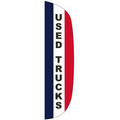 "USED TRUCKS" 3' x 12' Stationary Message Flutter Flag